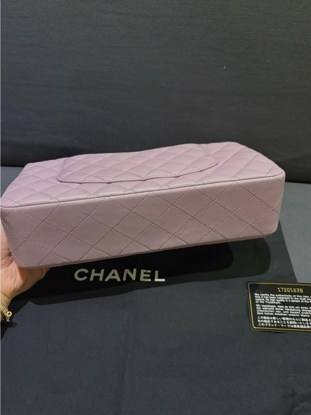 CHANEL Classic Flap Bag Pink Quilted Leather Chain Shoulder Bag - Picture 5 of 9